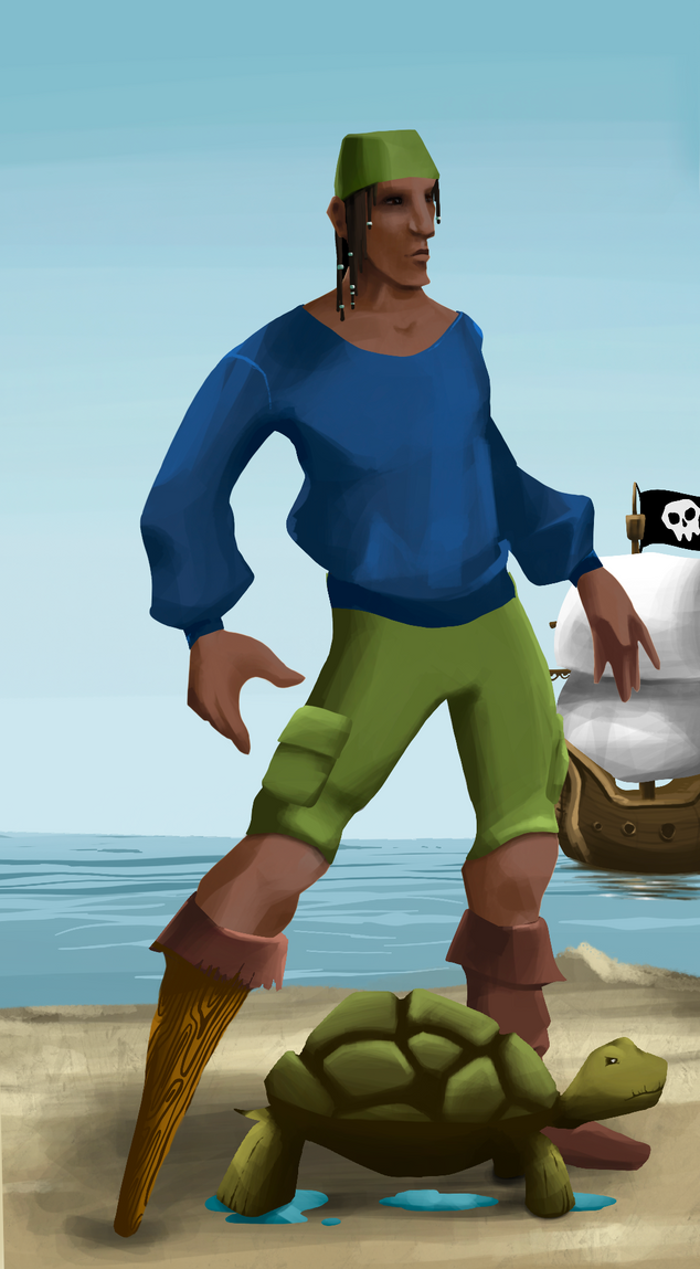 AlgoSeas Pirate #15851 NFT on Algorand