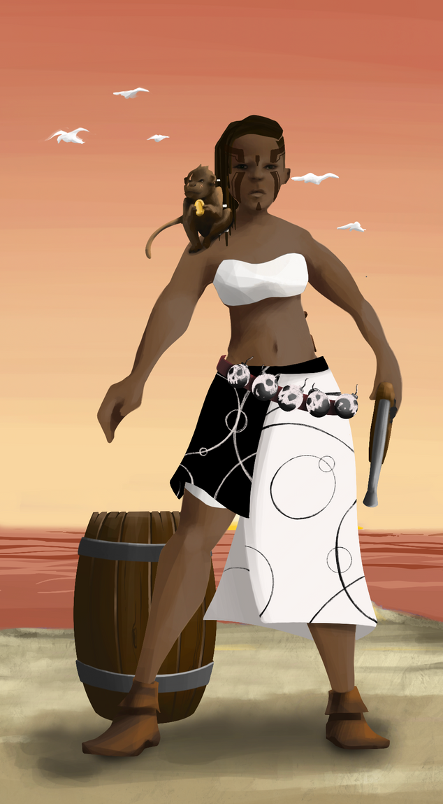AlgoSeas Pirate #15853 NFT on Algorand