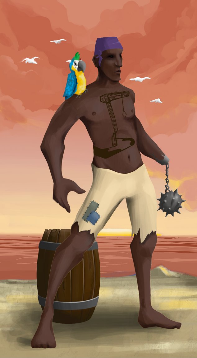 AlgoSeas Pirate #15932 NFT on Algorand