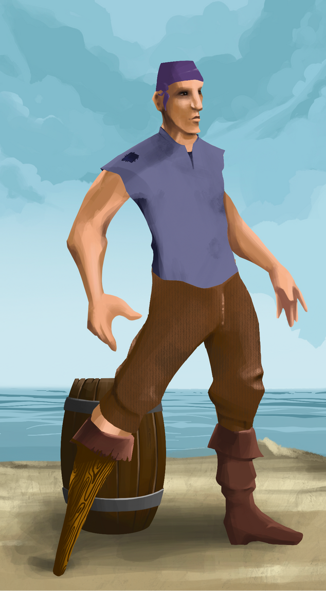 AlgoSeas Pirate #15968 NFT on Algorand