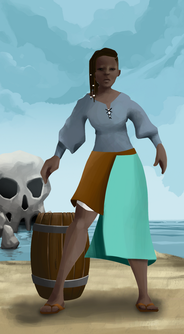 AlgoSeas Pirate #16032 NFT on Algorand