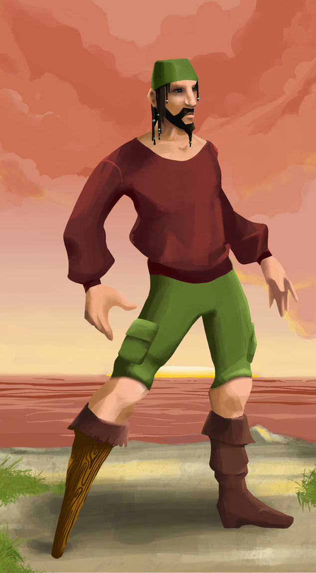 AlgoSeas Pirate #1607 NFT on Algorand