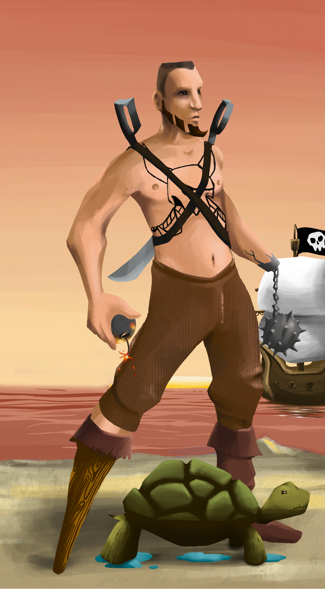 AlgoSeas Pirate #16153 NFT on Algorand