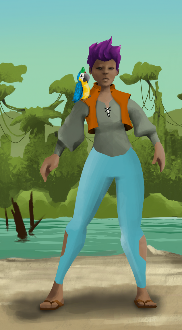 AlgoSeas Pirate #16158 NFT on Algorand