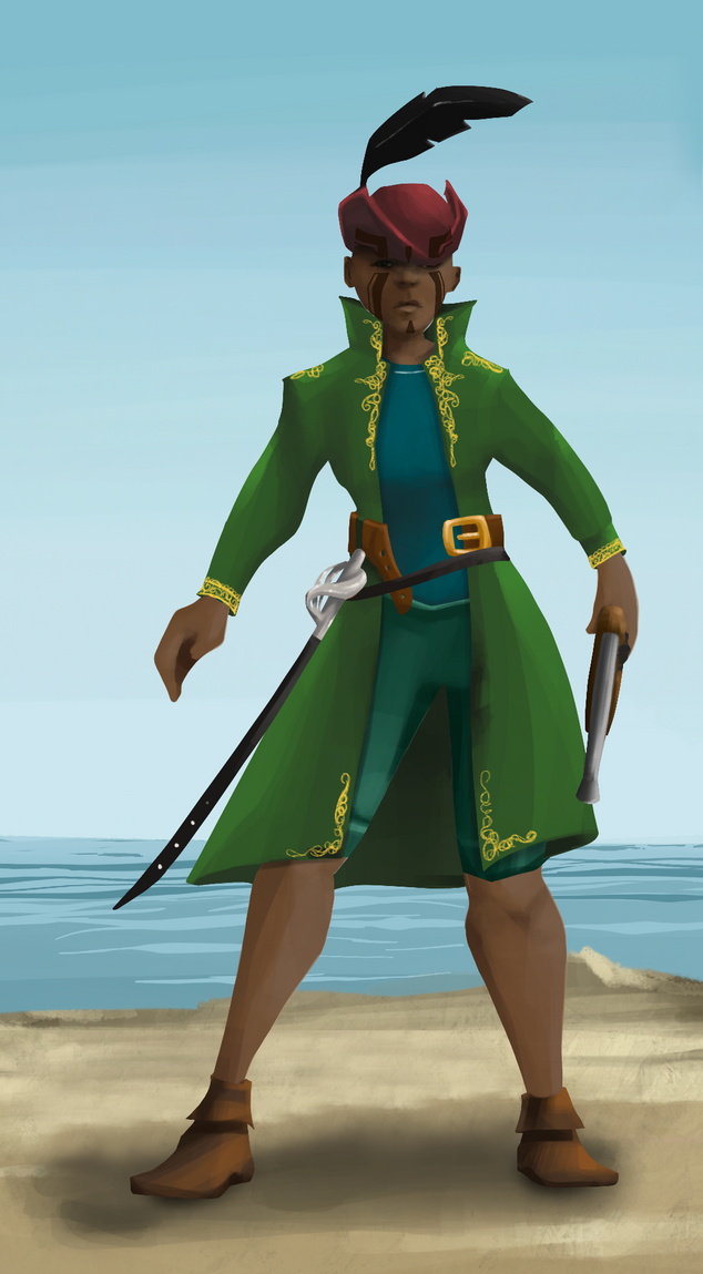 AlgoSeas Pirate #1622 NFT on Algorand