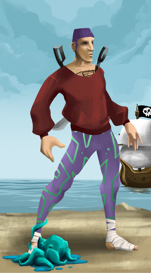 AlgoSeas Pirate #16224 NFT on Algorand