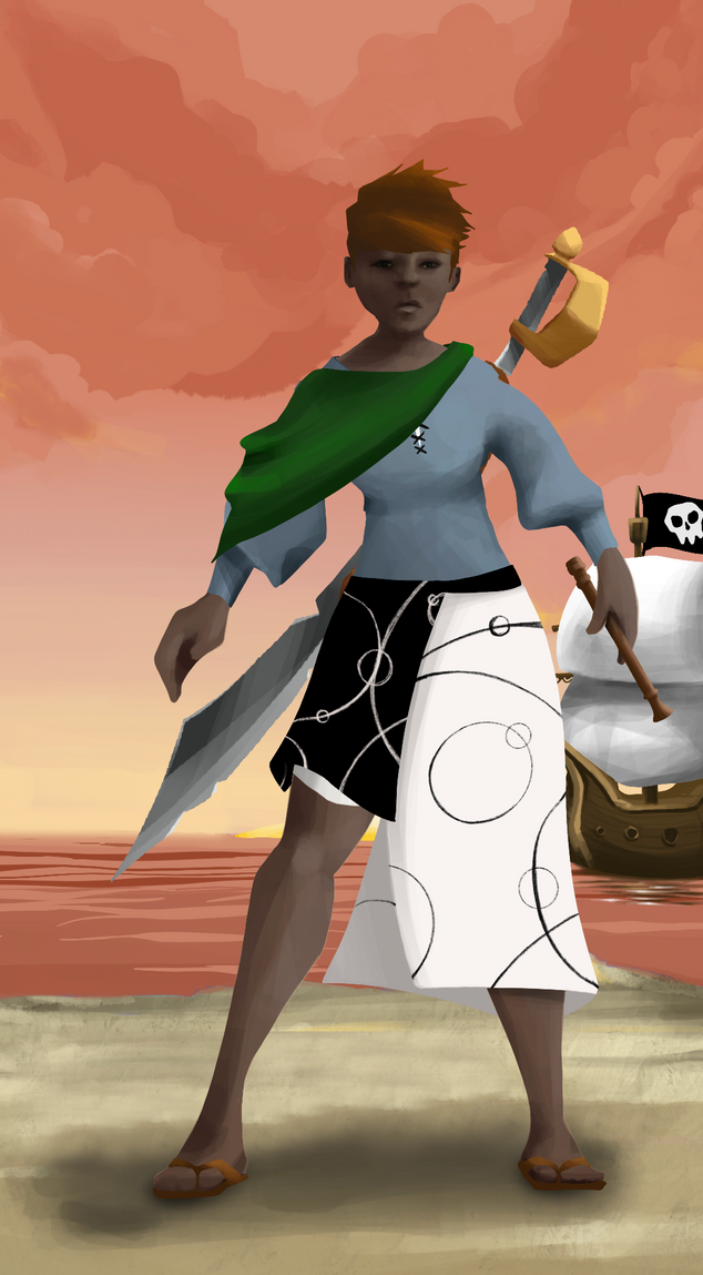 AlgoSeas Pirate #16231 NFT on Algorand