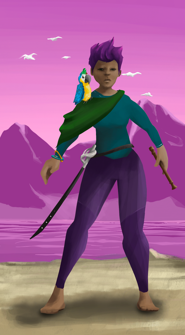 AlgoSeas Pirate #16261 NFT on Algorand