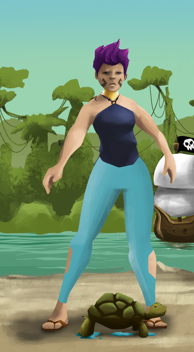 AlgoSeas Pirate #16280 NFT on Algorand