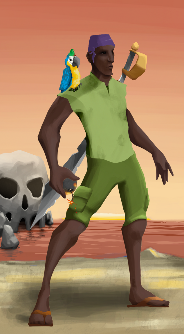 AlgoSeas Pirate #16282 NFT on Algorand