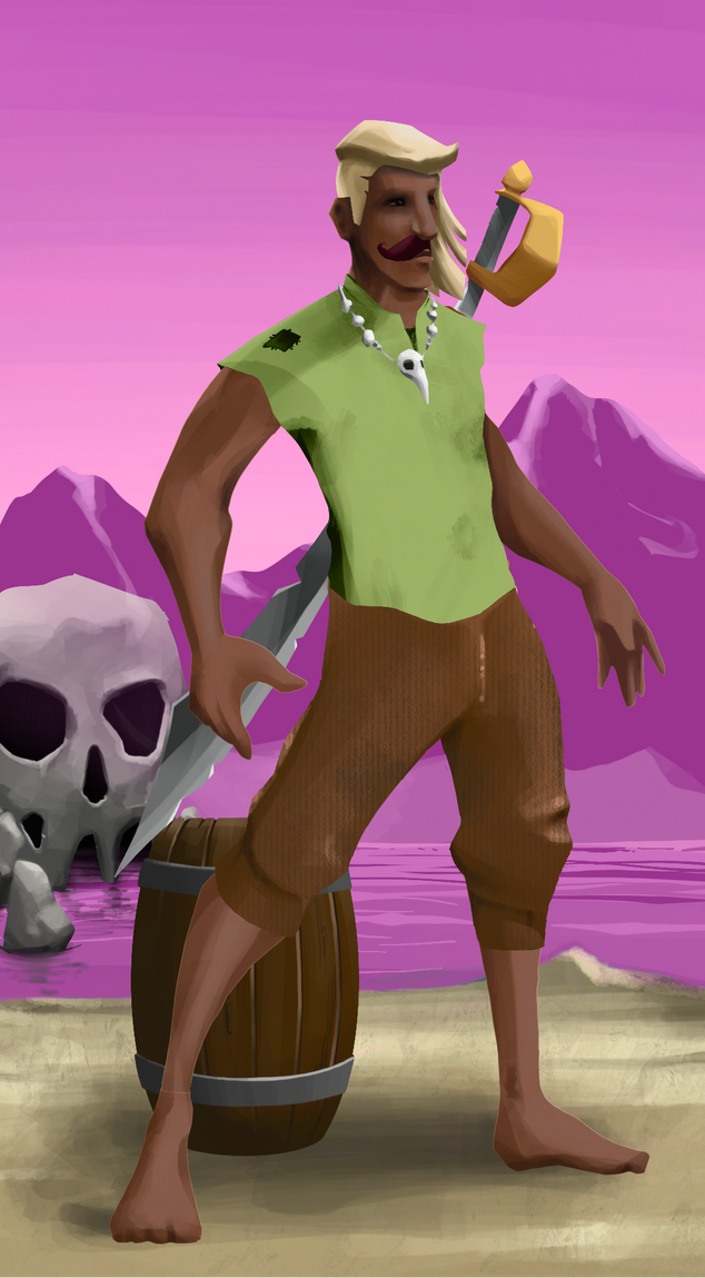 AlgoSeas Pirate #1631 NFT on Algorand