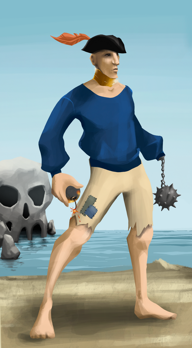 AlgoSeas Pirate #1633 NFT on Algorand