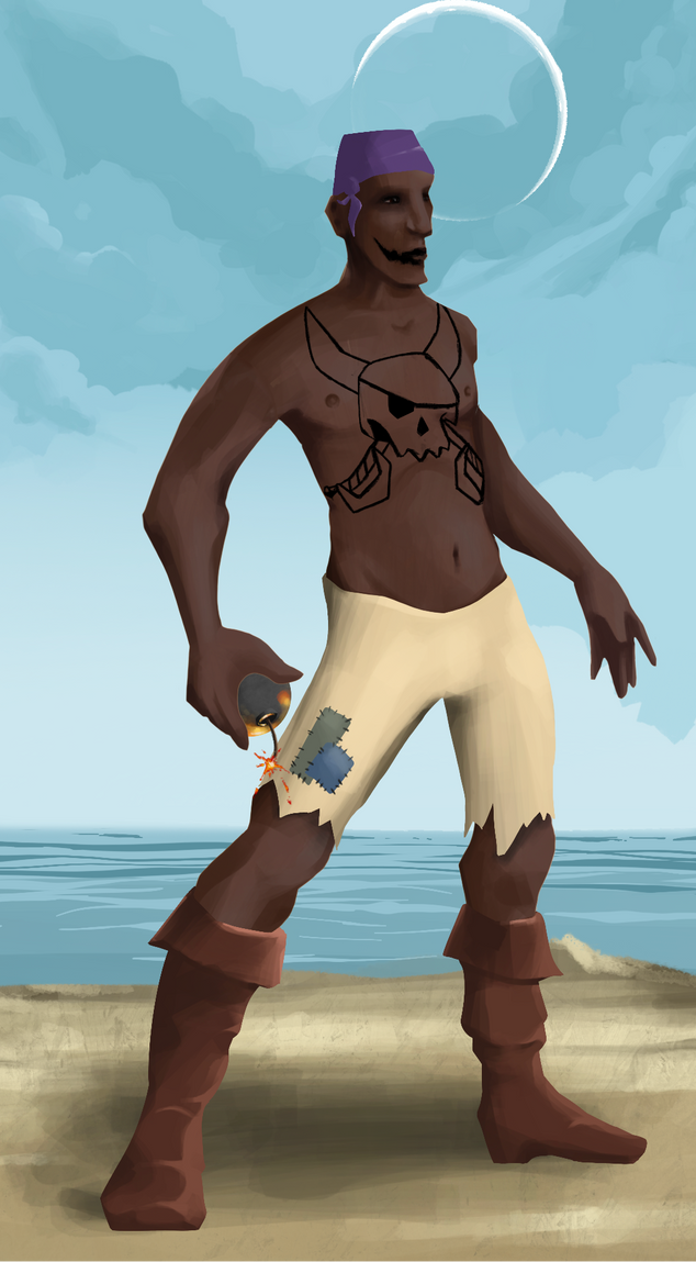 AlgoSeas Pirate #16347 NFT on Algorand