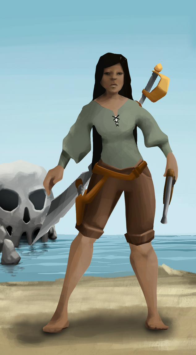 AlgoSeas Pirate #16355 NFT on Algorand