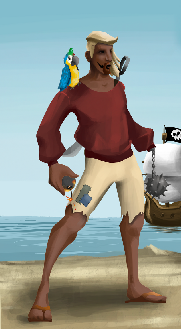 AlgoSeas Pirate #16378 NFT on Algorand