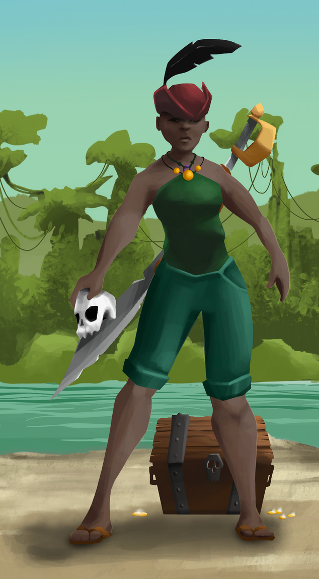 AlgoSeas Pirate #16394 NFT on Algorand