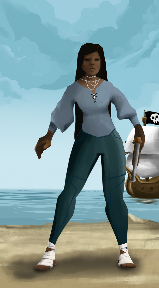 AlgoSeas Pirate #16402 NFT on Algorand