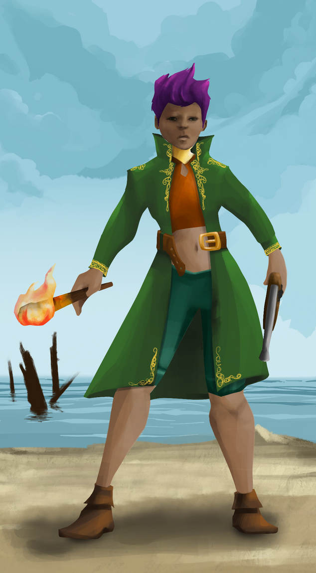 AlgoSeas Pirate #16424 NFT on Algorand