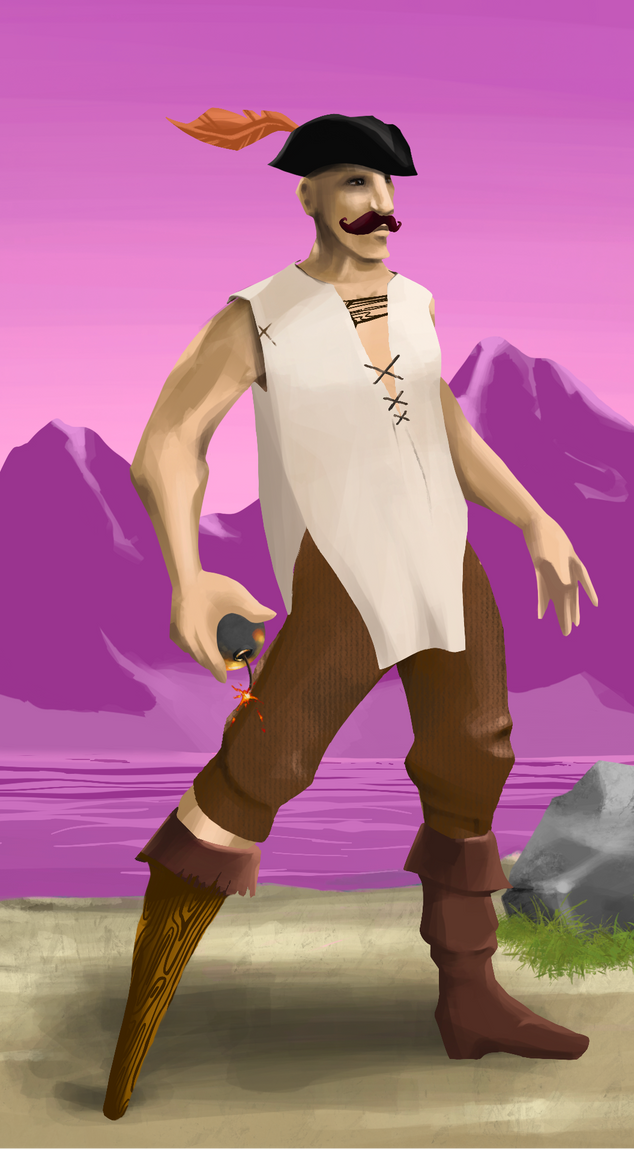 AlgoSeas Pirate #16428 NFT on Algorand