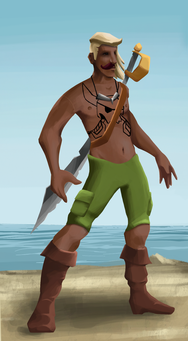 AlgoSeas Pirate #16432 NFT on Algorand