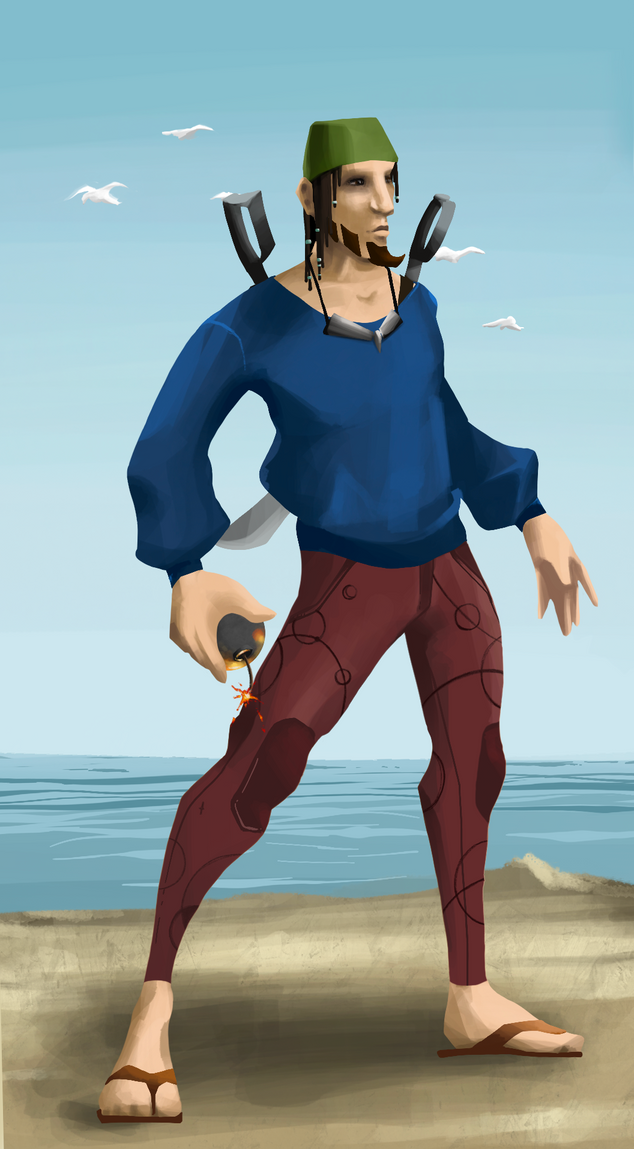 AlgoSeas Pirate #16434 NFT on Algorand