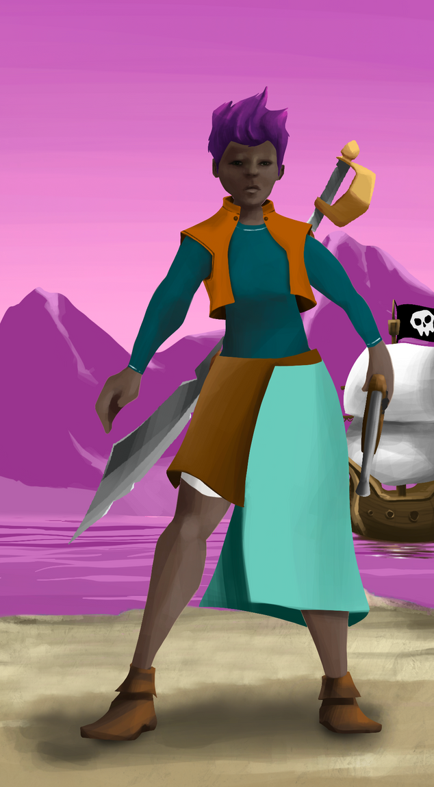 AlgoSeas Pirate #16446 NFT on Algorand