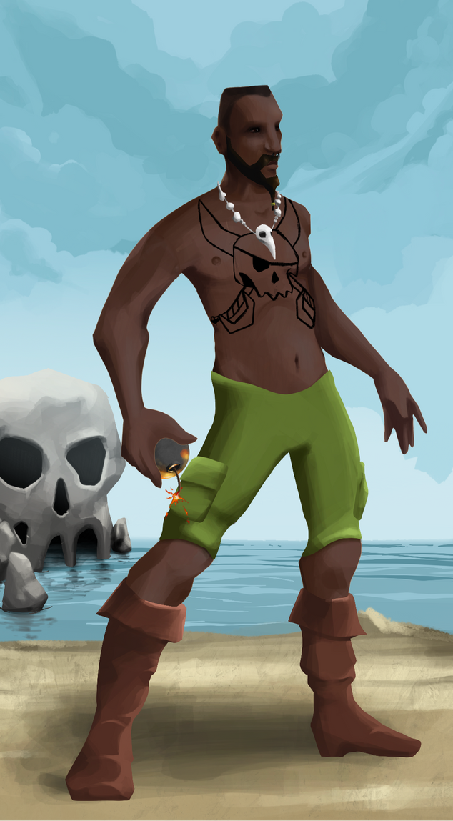 AlgoSeas Pirate #16498 NFT on Algorand