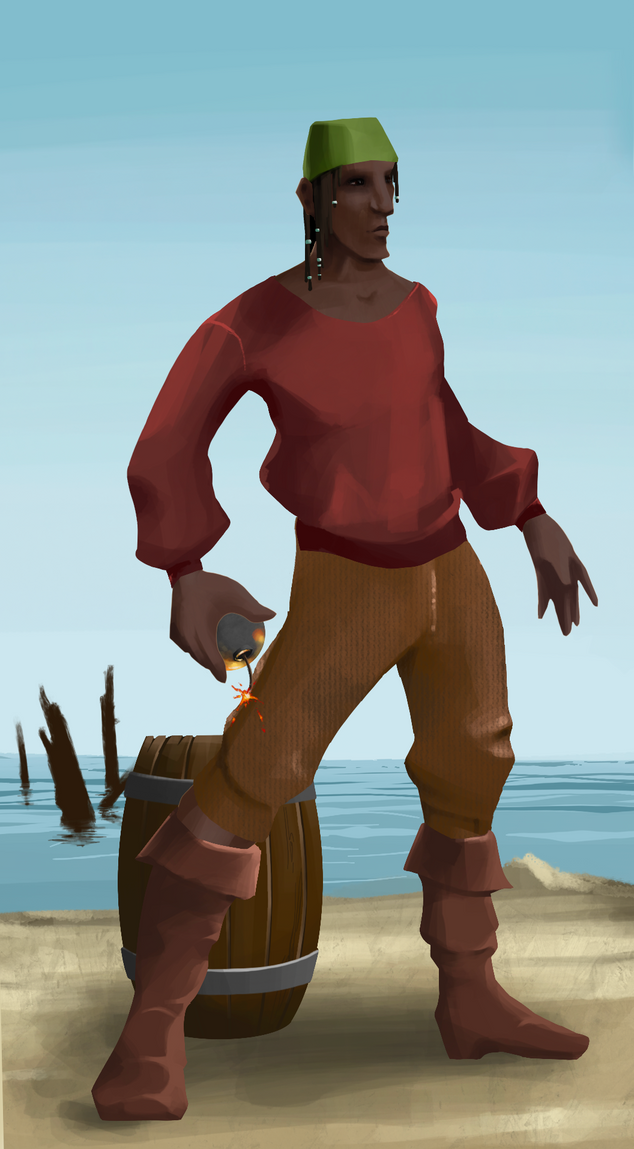 AlgoSeas Pirate #1650 NFT on Algorand