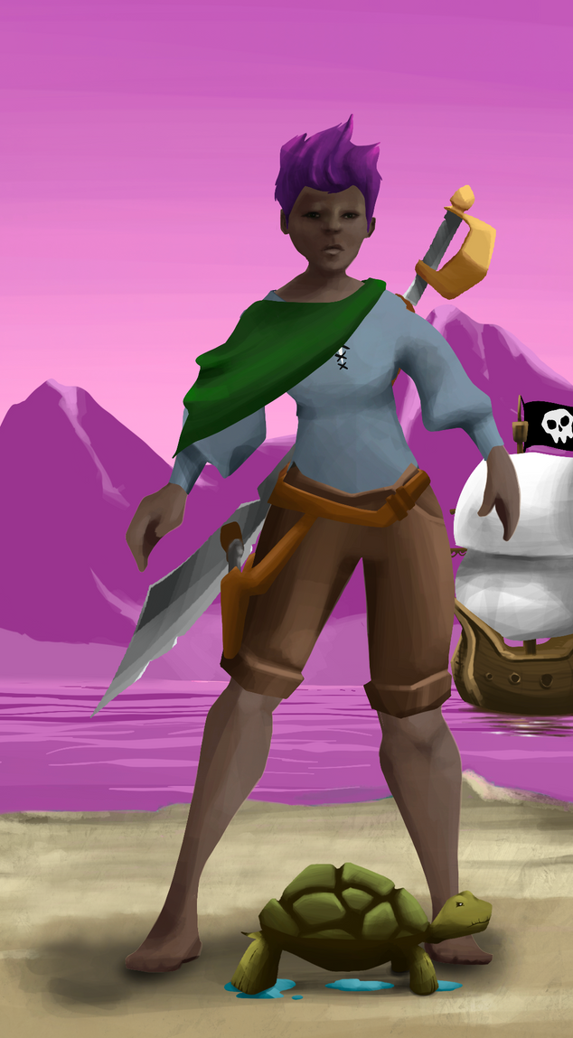 AlgoSeas Pirate #16520 NFT on Algorand