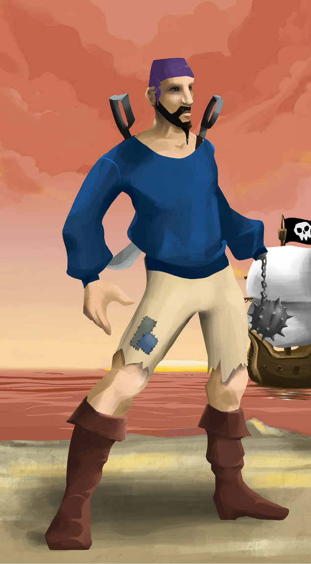 AlgoSeas Pirate #16541 NFT on Algorand