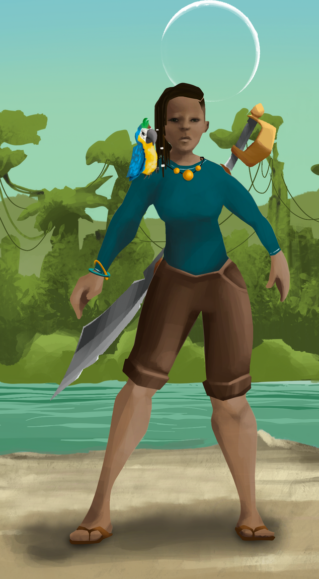 AlgoSeas Pirate #16557 NFT on Algorand