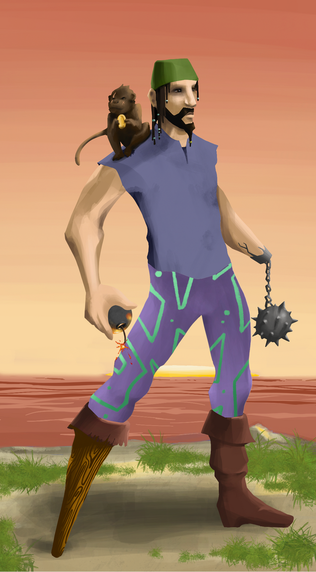 AlgoSeas Pirate #16568 NFT on Algorand