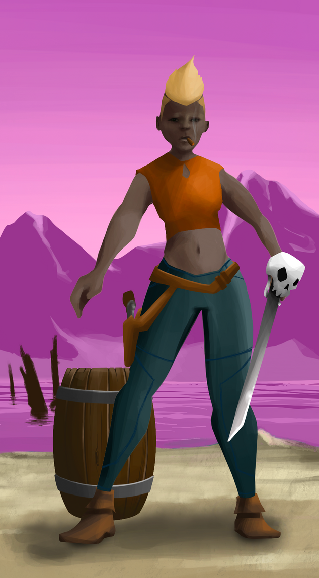 AlgoSeas Pirate #16578 NFT on Algorand