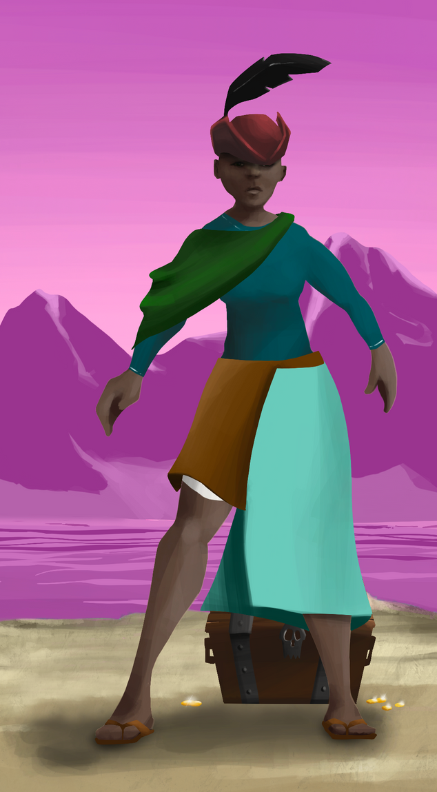 AlgoSeas Pirate #1658 NFT on Algorand