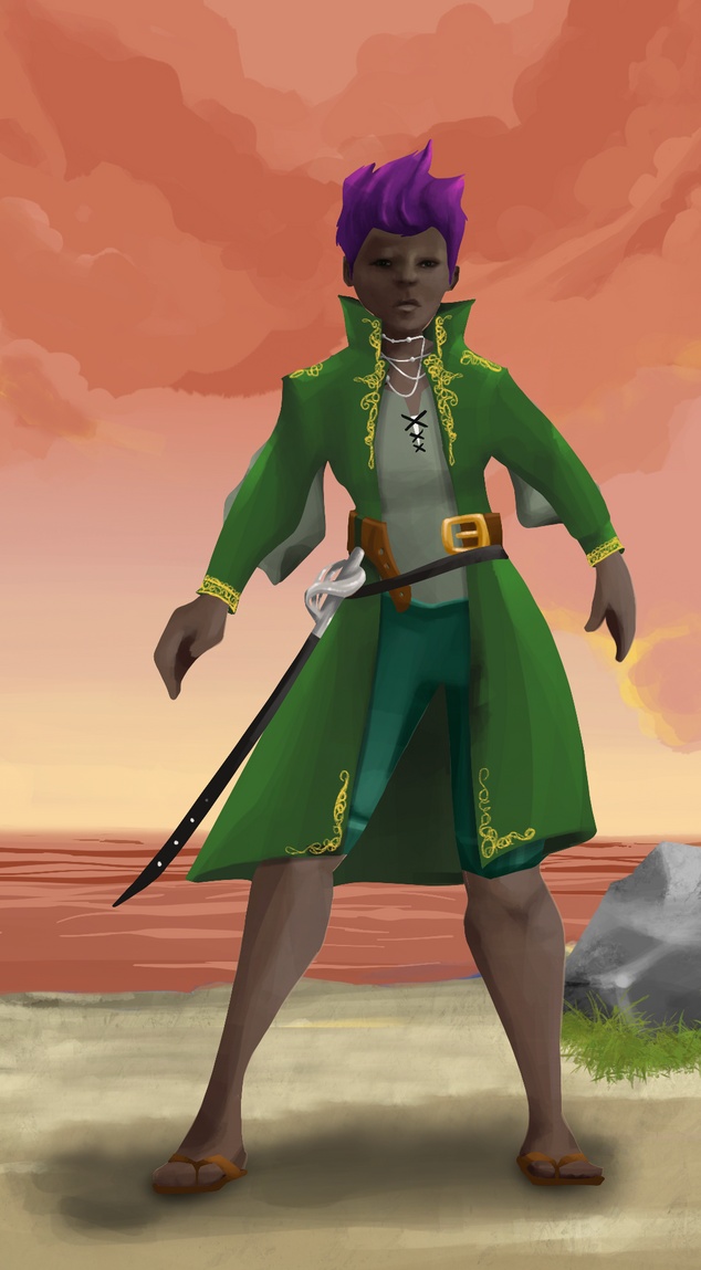 AlgoSeas Pirate #16619 NFT on Algorand