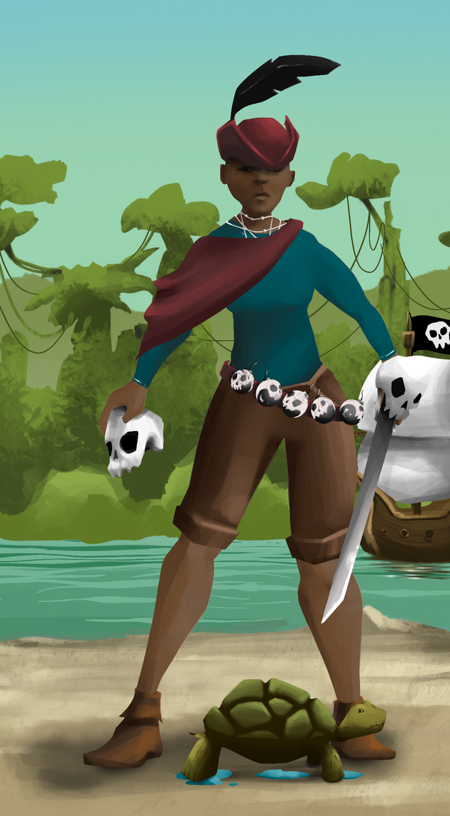 AlgoSeas Pirate #16645 NFT on Algorand