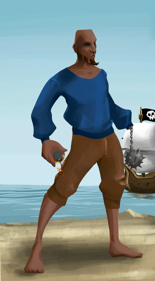 AlgoSeas Pirate #16651 NFT on Algorand