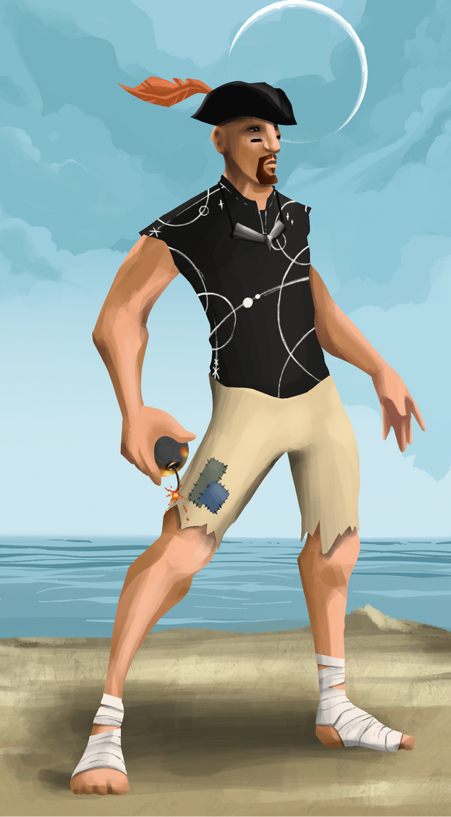 AlgoSeas Pirate #16710 NFT on Algorand