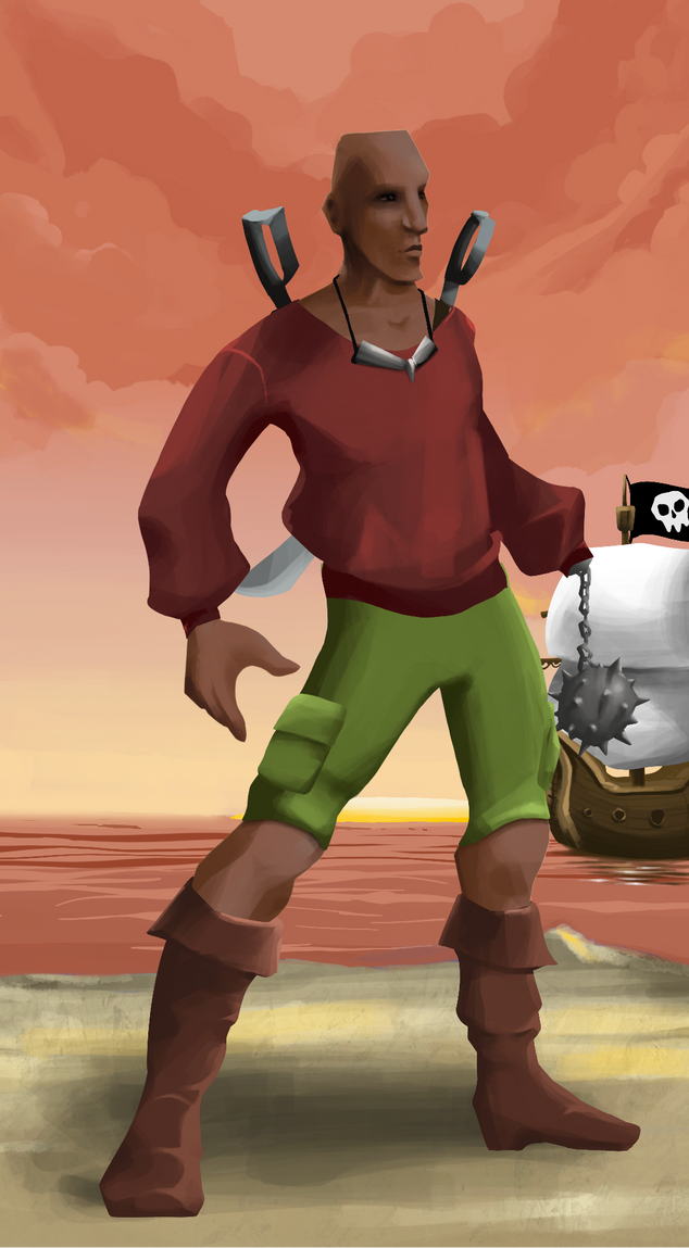 AlgoSeas Pirate #16714 NFT on Algorand