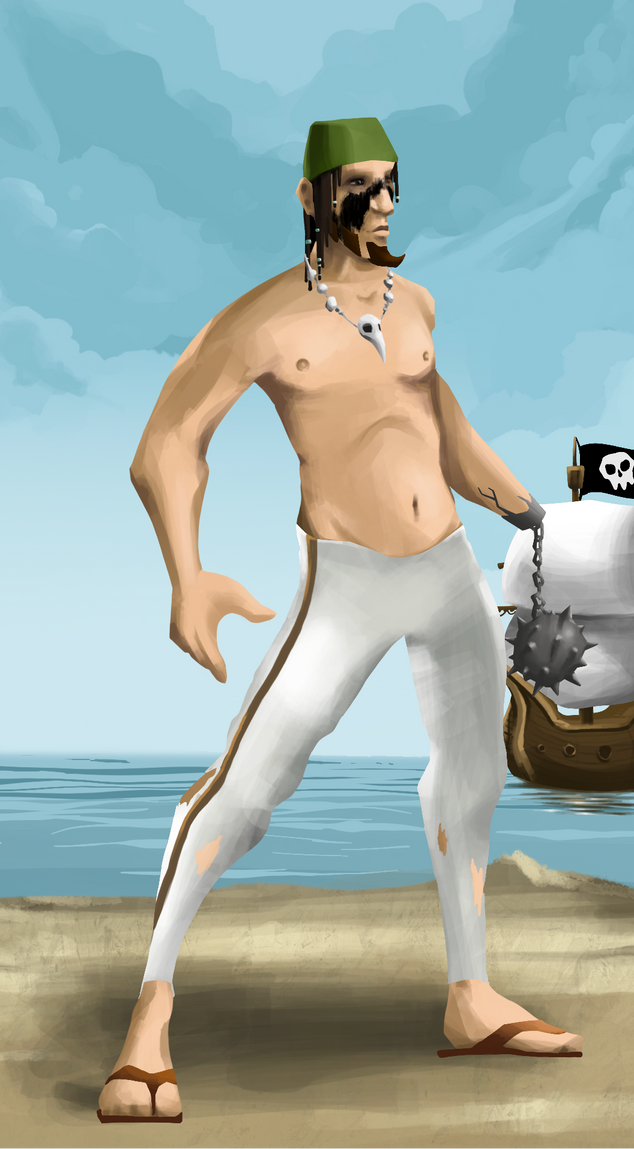 AlgoSeas Pirate #16715 NFT on Algorand