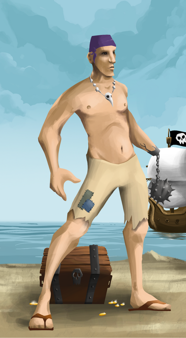 AlgoSeas Pirate #16785 NFT on Algorand