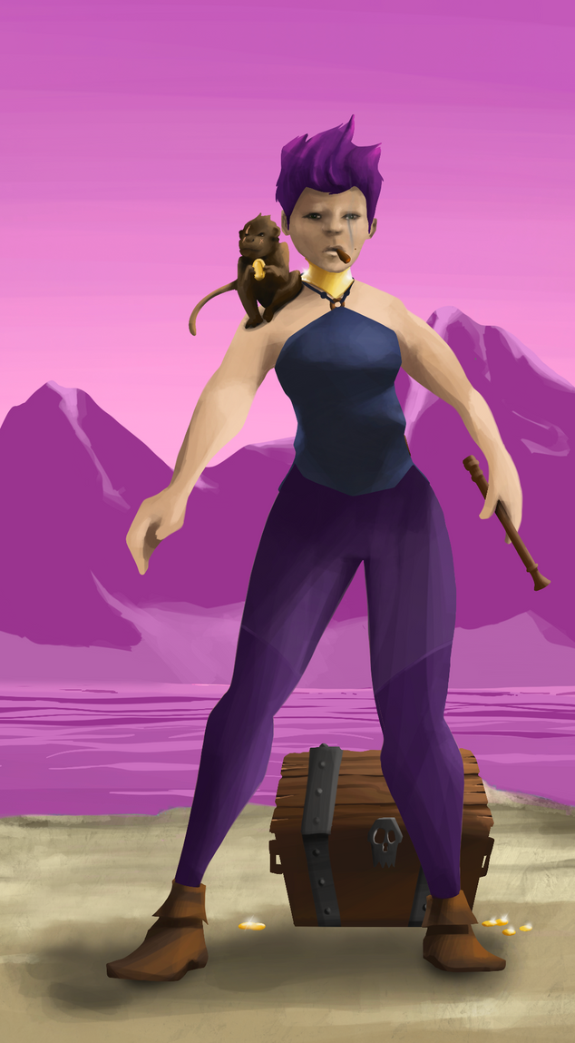 AlgoSeas Pirate #1681 NFT on Algorand