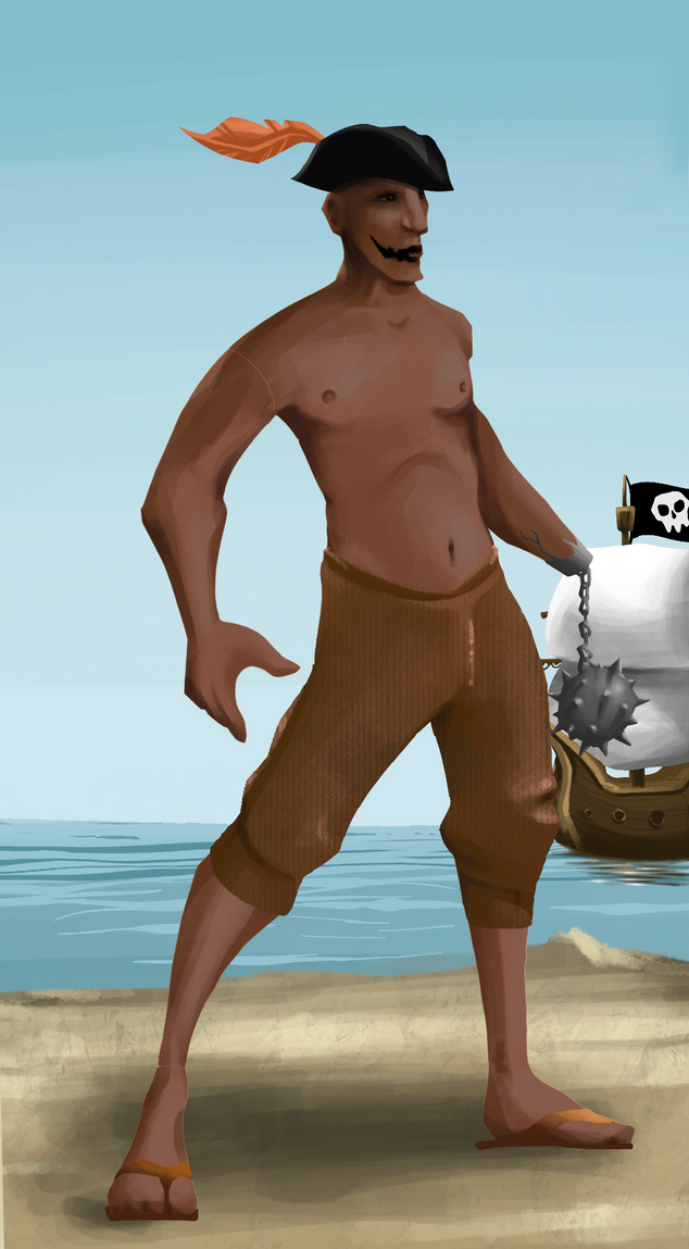 AlgoSeas Pirate #16825 NFT on Algorand