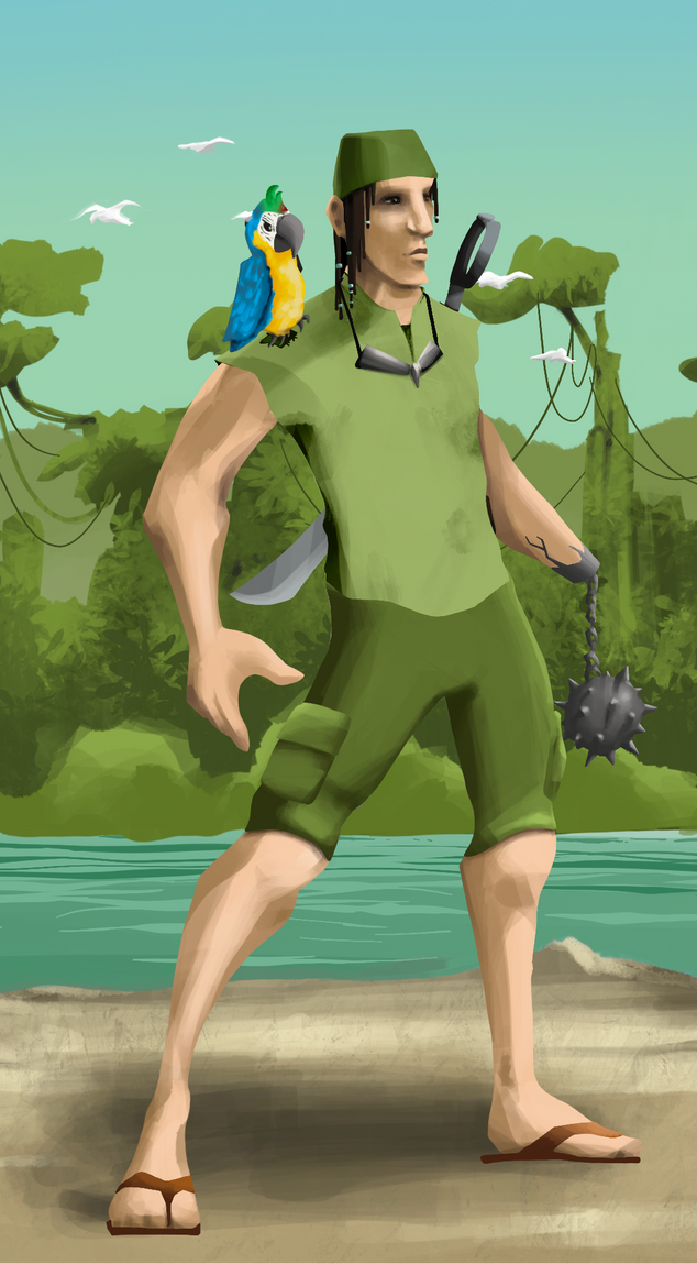 AlgoSeas Pirate #16827 NFT on Algorand