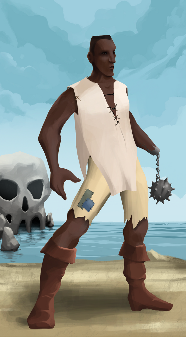 AlgoSeas Pirate #16828 NFT on Algorand