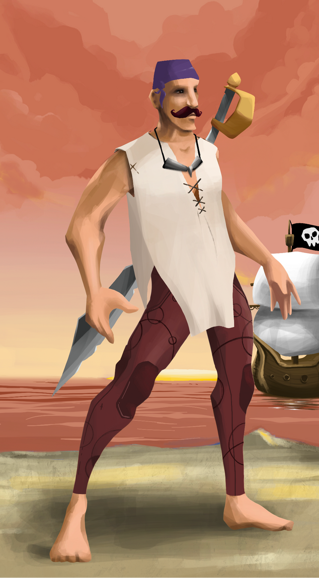 AlgoSeas Pirate #16878 NFT on Algorand