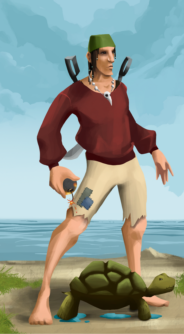 AlgoSeas Pirate #16889 NFT on Algorand