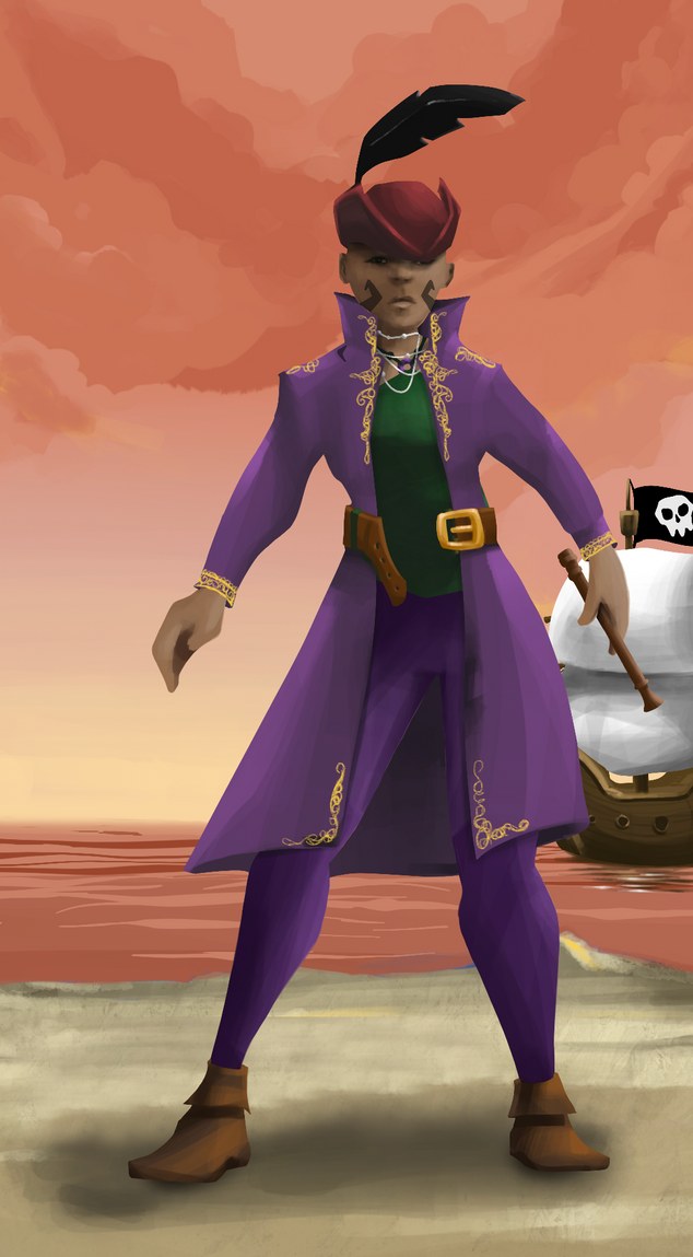 AlgoSeas Pirate #16897 NFT on Algorand