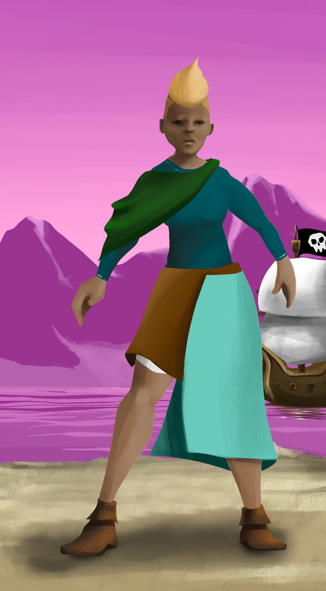 AlgoSeas Pirate #16961 NFT on Algorand