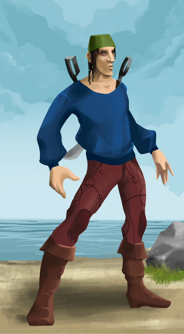 AlgoSeas Pirate #16968 NFT on Algorand